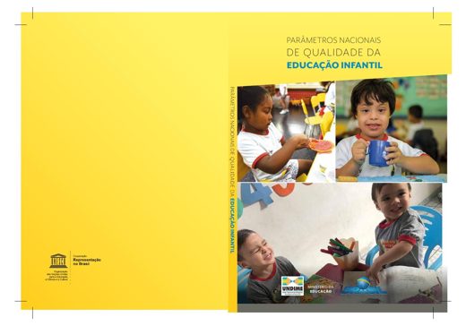 Capa de Parâmetros Nacionais de Qualidade da Educação Infantil (MEC, com Undime)