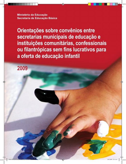 Capa de Orientações sobre convênios entre secretarias municipais e instituições comunitárias, confessionais ou filantrópicas (MEC/COEDI com Undime e outras entidades)