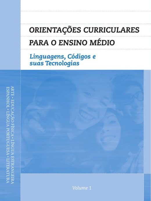 Capa de OCN Ensino Médio, vol. 1: Linguagens, Códigos e suas Tecnologias