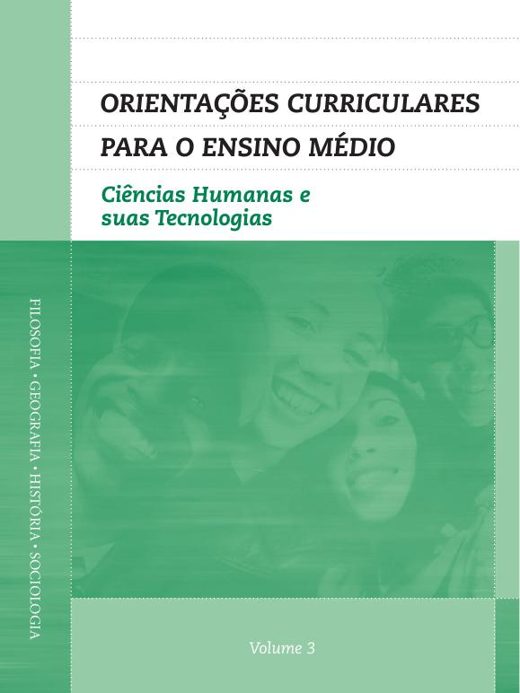 Capa de OCN Ensino Médio, vol. 3: Ciências Humanas e suas Tecnologias