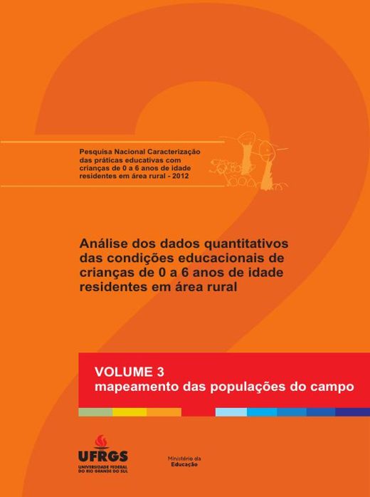 Capa de Análise dos dados quantitativos, relatório 2, vol. 3 (mapeamento das populações do campo) (coord. M. C. Silveira Barbosa)