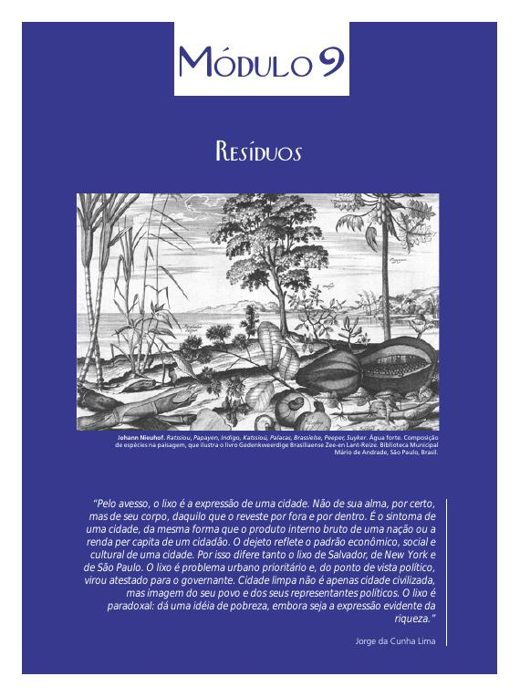 Capa de Meio Ambiente na Escola: Guia do Formador, vol. 6