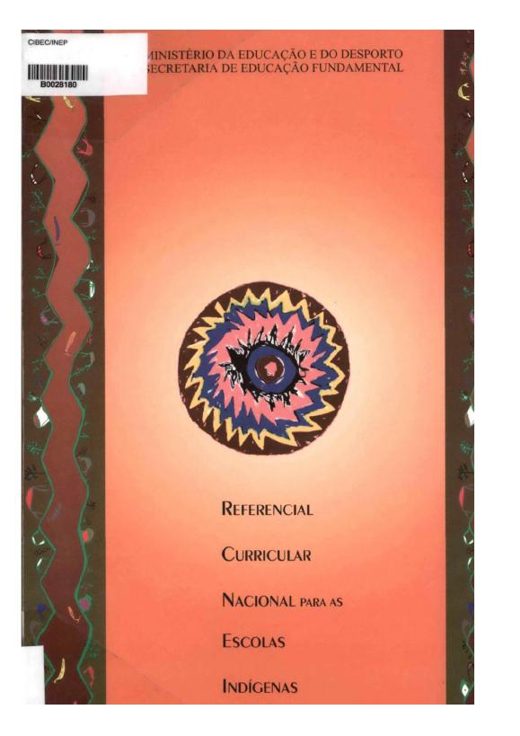 Capa de RCN para as Escolas Indígenas