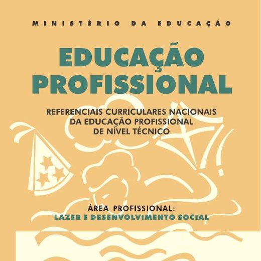 Capa de RCN Educação Profissional de Nível Técnico: Lazer e Desenvolvimento Social