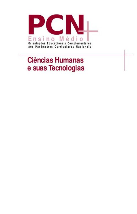 Capa de PCN+ (Orientações Educacionais Complementares): Ciências Humanas
