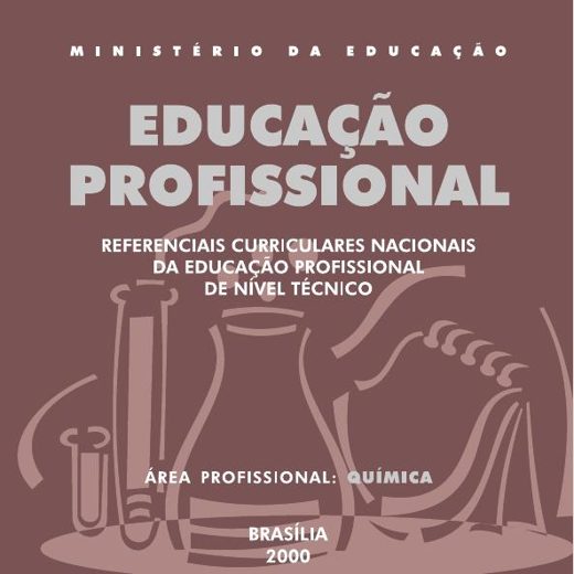 Capa de RCN Educação Profissional de Nível Técnico: Química