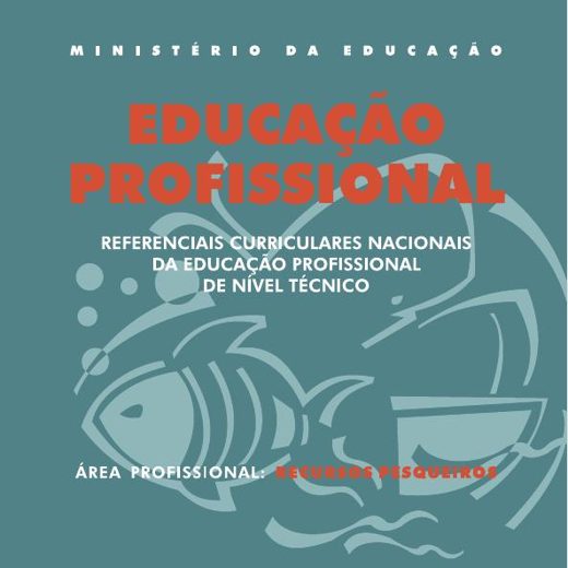 Capa de RCN Educação Profissional de Nível Técnico: Recursos Pesqueiros