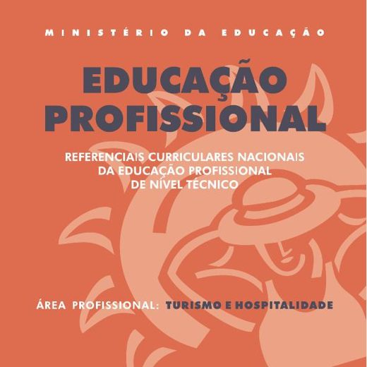 Capa de RCN Educação Profissional de Nível Técnico: Turismo e Hospitalidade